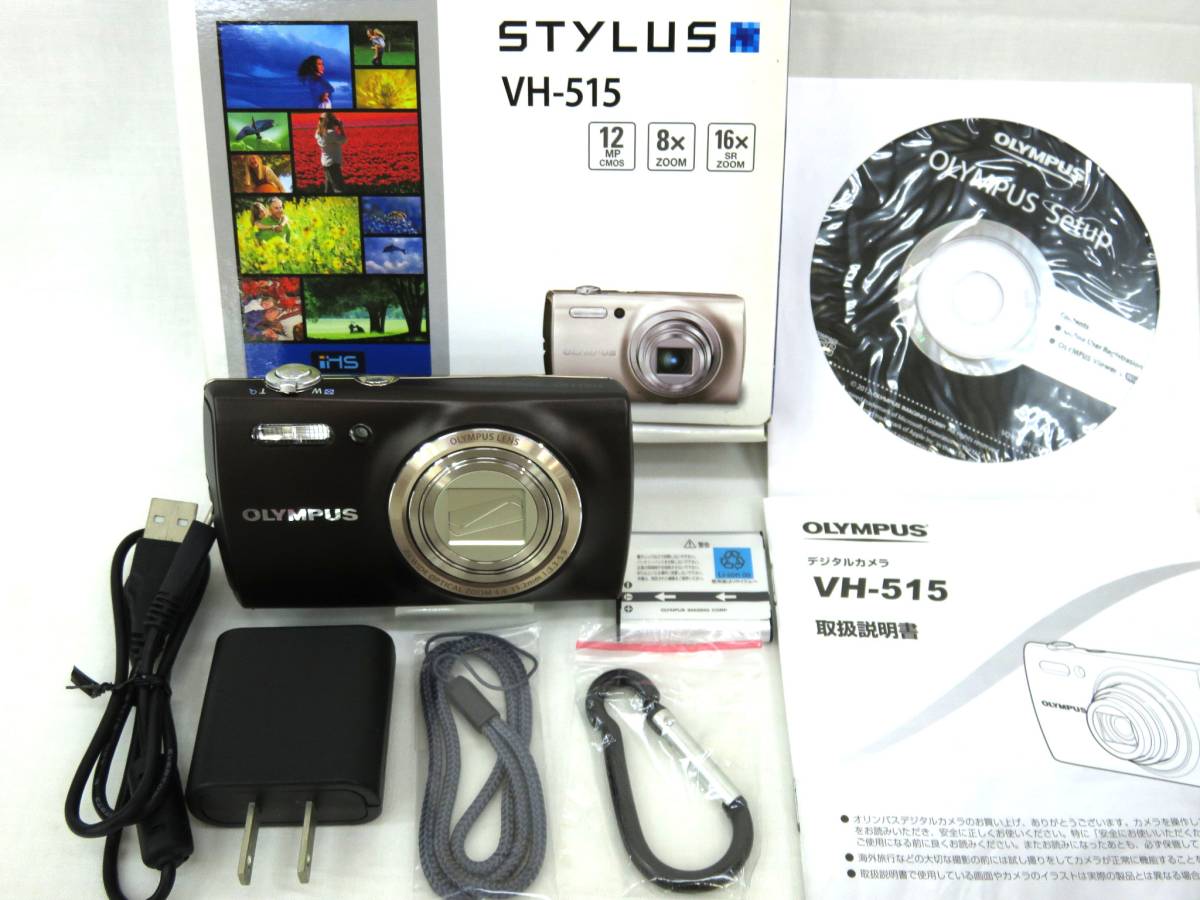 ★OLYMPUS オリンパス STYLUS VH-515 1200万画素 ブラウン