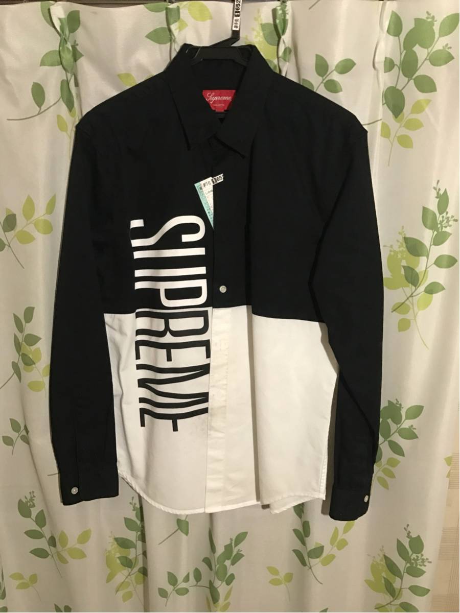 supreme 長袖シャツ S クリーニング済み