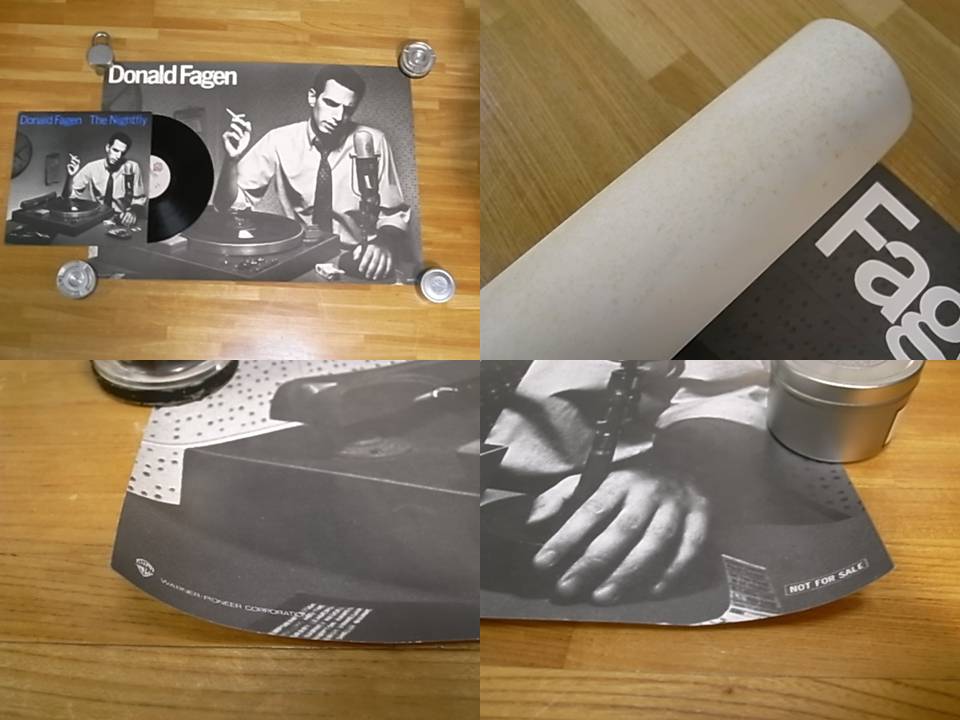 Donald Fagen☆The Nightfly/ポスター/ドナルド・フェイゲン/レコード