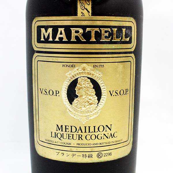 古酒　MARTELL マーテル VSOP メダイヨン 1L ☆古酒 MARTELL(マーテル) VSOP メダイヨン G7J0857