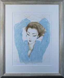 鶴田一郎 美人画のYahoo!オークション(旧ヤフオク!)の相場・価格を見る