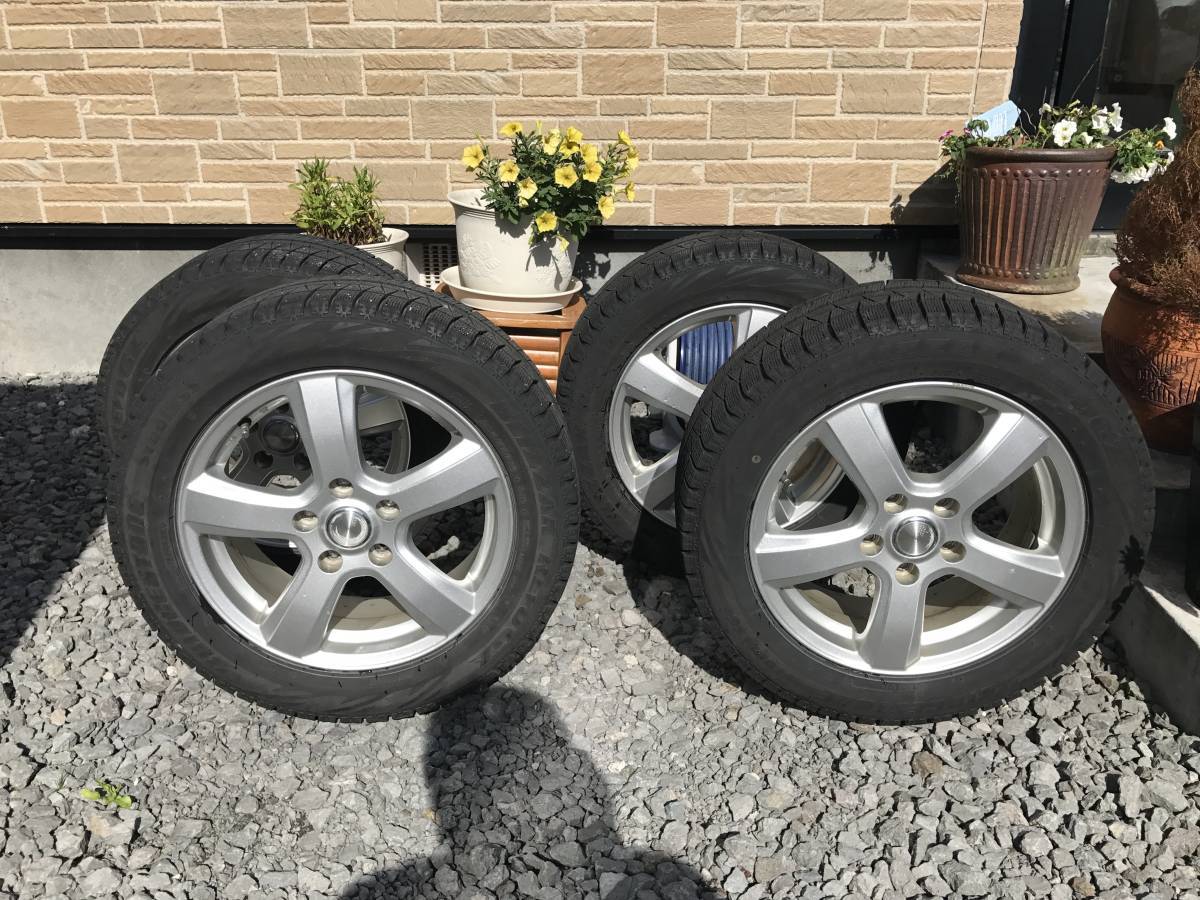 中古 スタッドレスタイヤ ブリザック REVO GZ 205/55R 16インチ 