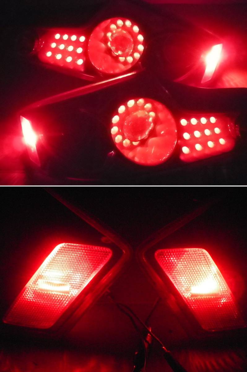 日産 35 スカイライン クーペ 純正テールランプ 左右 US風加工 V35