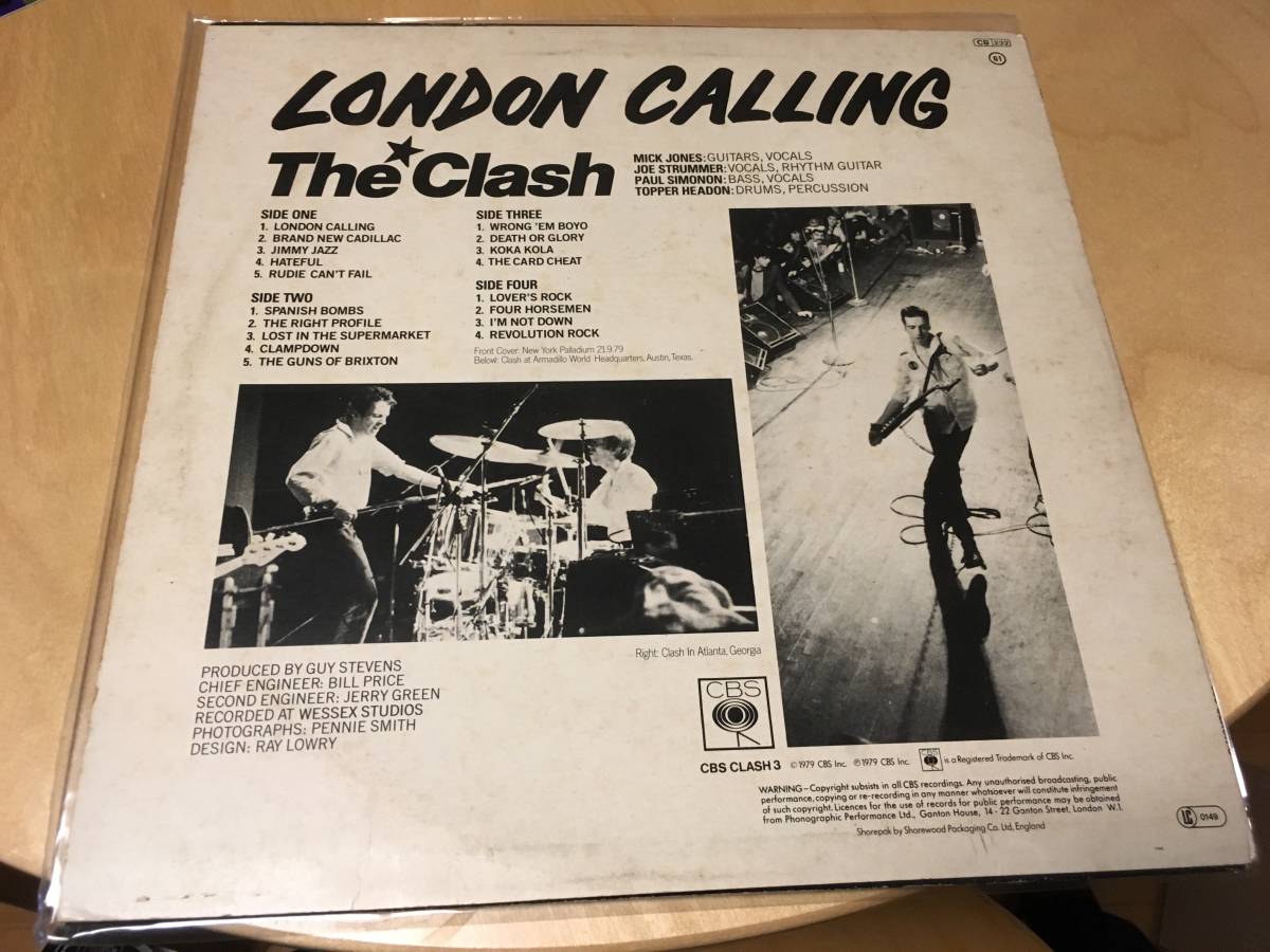 The Clash London Calling　UKオリジナル盤 UKオリジナル盤 The Clash London Calling 様 The Clash London