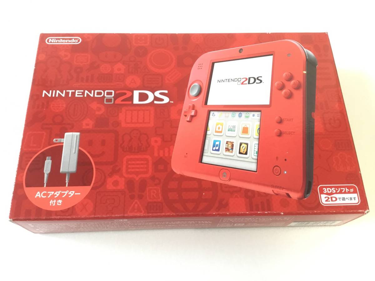 新品未使用 任天堂 ニンテンドー2DS 本体 レッド