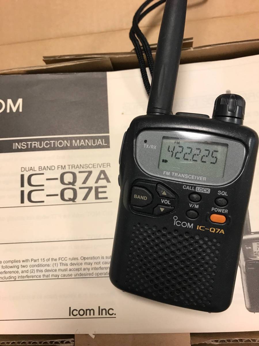 □□ICOM IC-Q7A U.S.AVer改 送受範囲広 使用注意□□ Icom