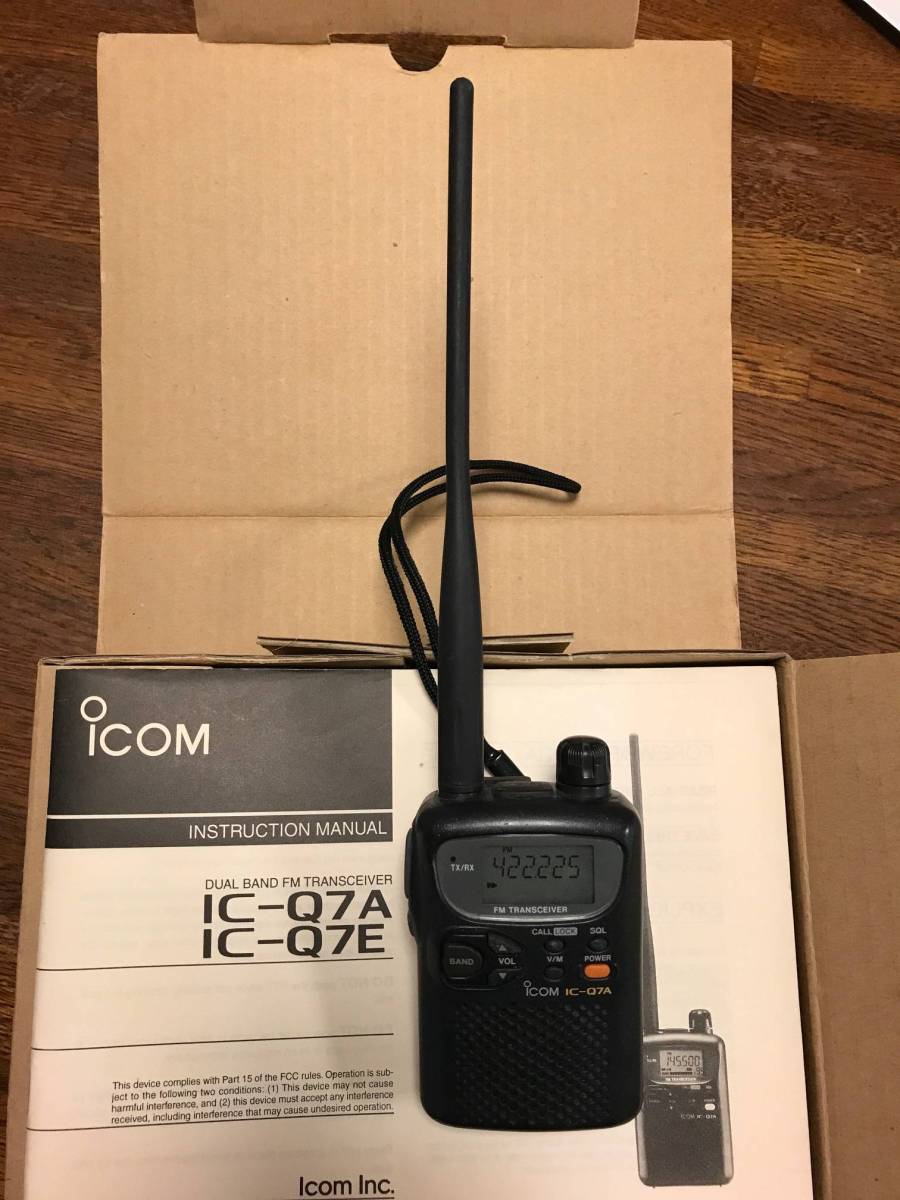 □□ICOM IC-Q7A U.S.AVer改 送受範囲広 使用注意□□ Icom