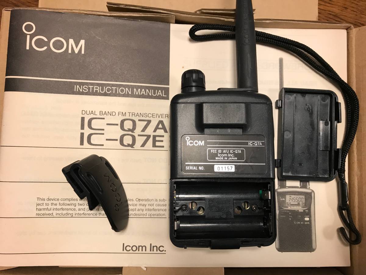□□ICOM IC-Q7A U.S.AVer改 送受範囲広 使用注意□□ Icom