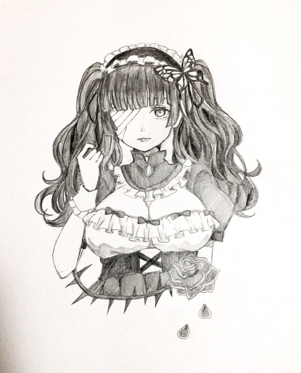 数量は多 手描きイラスト オリジナル ペン画 ゴスロリ アート 写真 数量は多 手描きイラスト オリジナル ペン画 ゴスロリ アート 写真