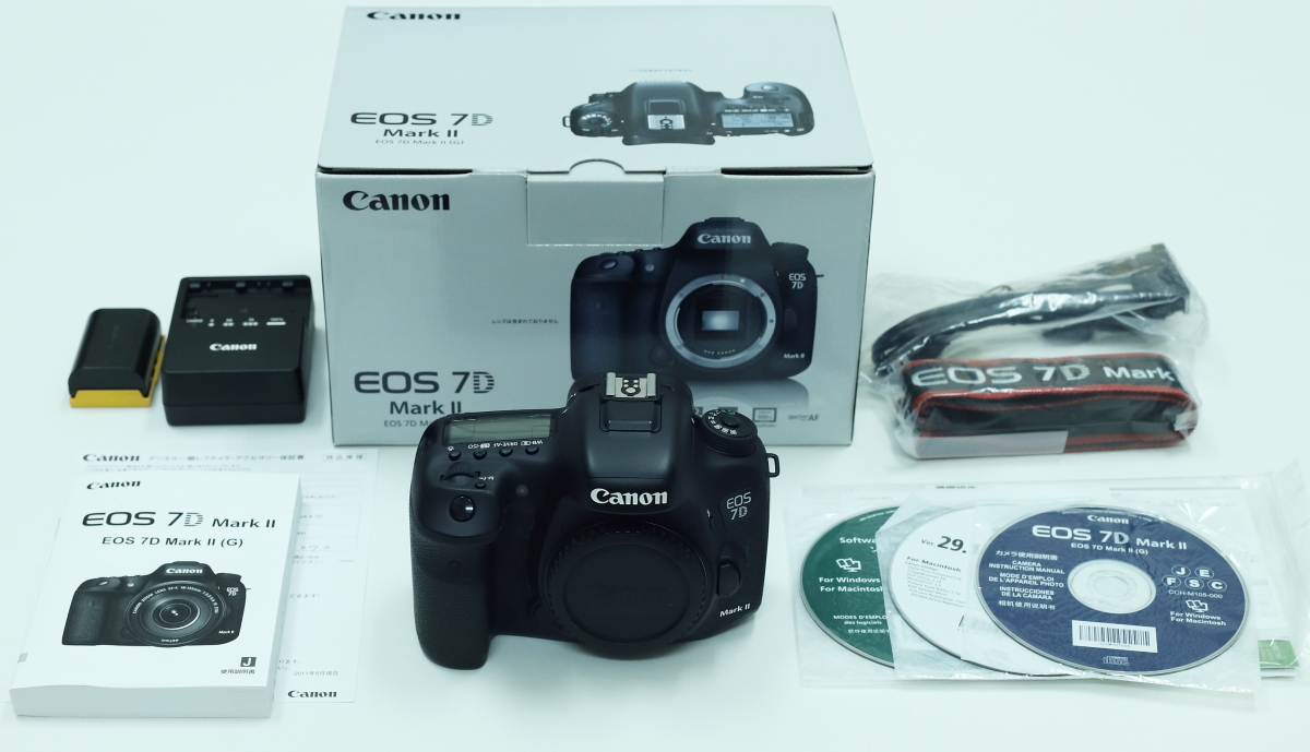 7D Canon EOS Mark II com マーク2 DSLR MarkII ボディ Camera 