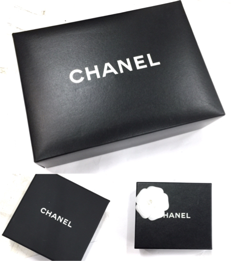 CHANEL 空箱 ケース 紙袋 CHANEL シャネル空箱ボックス保存袋ケース2点