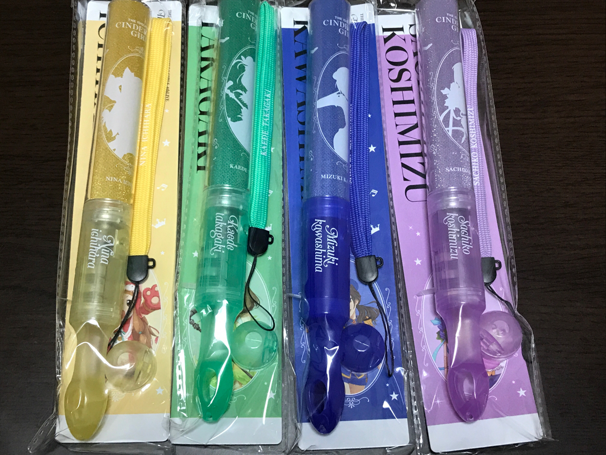 未開封 アイドルマスター シンデレラガールズ 4th live TriCastle Story ララビット 特典 コンサートライト4本セット アクリルキーホルダー