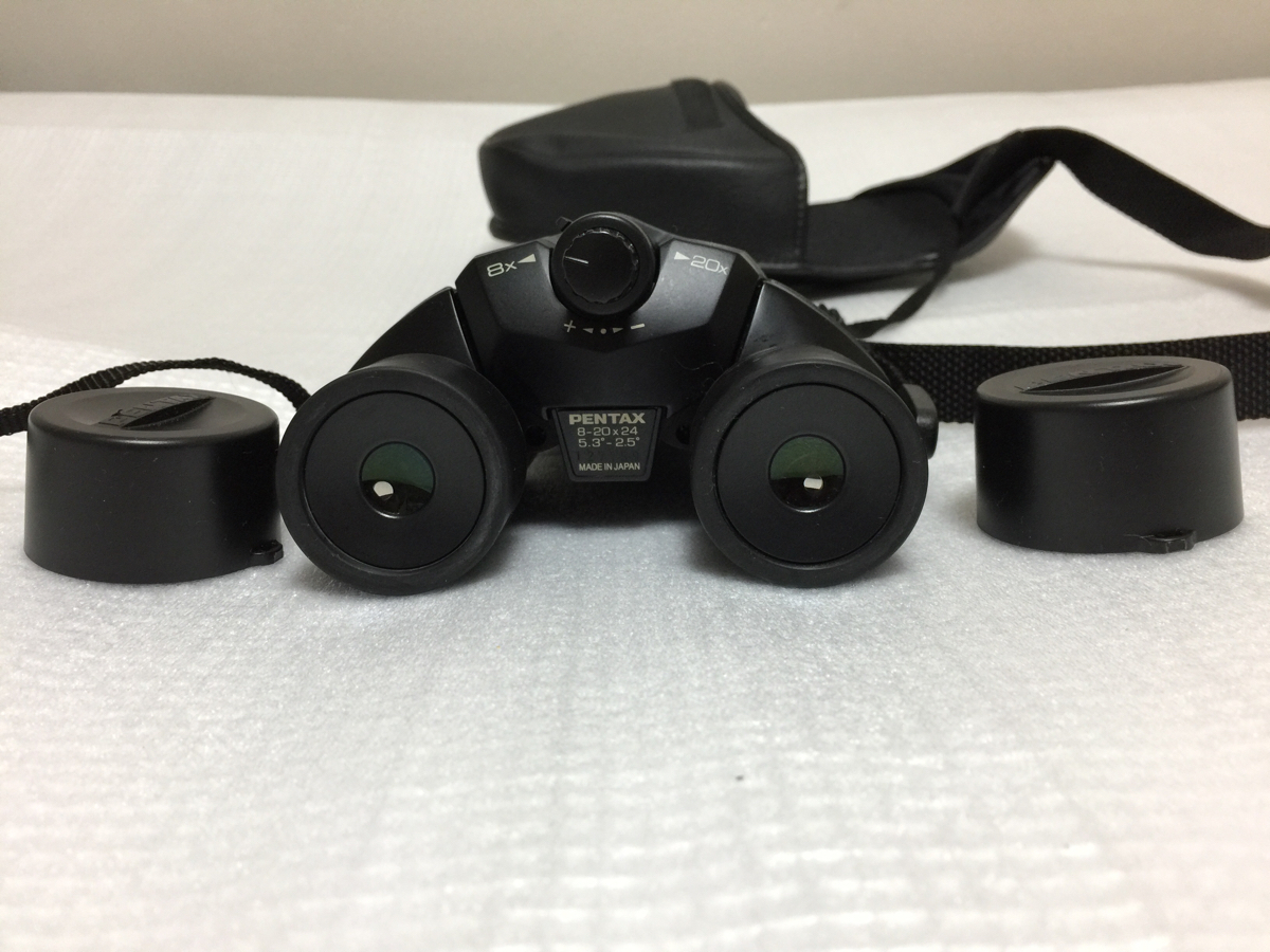 Pentax Zoom Binoculars 8-20x24 UCF ケース付き