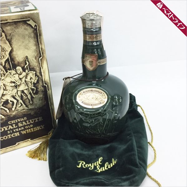 ROYAL SALUTE 21年 ブレンデッドスコッチウイスキー 空瓶箱付き Royal