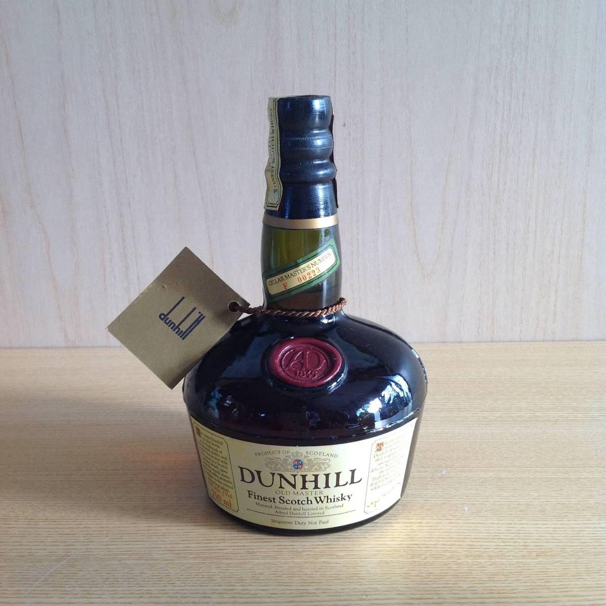 dunhil old master finest whiskey 古酒 青陶器 古酒 dunhill OLD MASTER Finest Scotch Whisky 750ml 飲料 同梱可