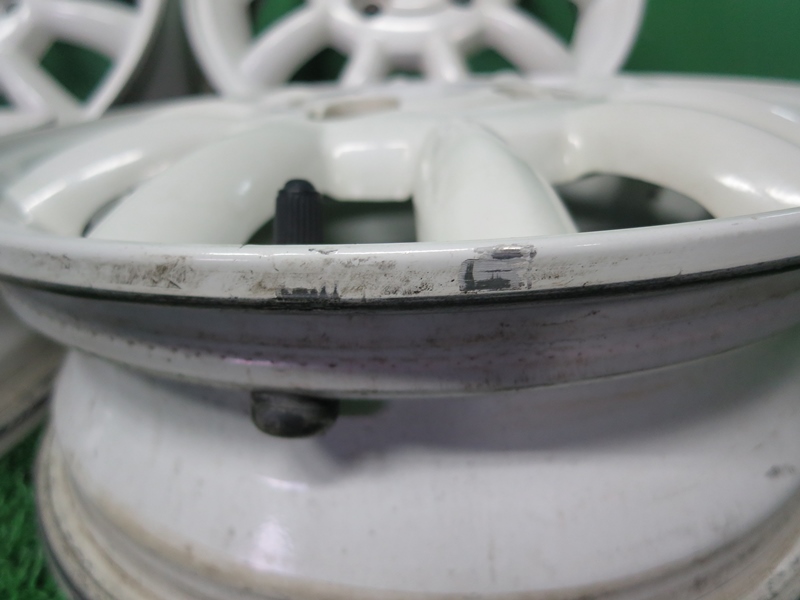 『psi』 HE21S アルトラパン スズキ純正 13インチ ホワイトアルミホイール4本セット 13×4.00B +45 4H 100