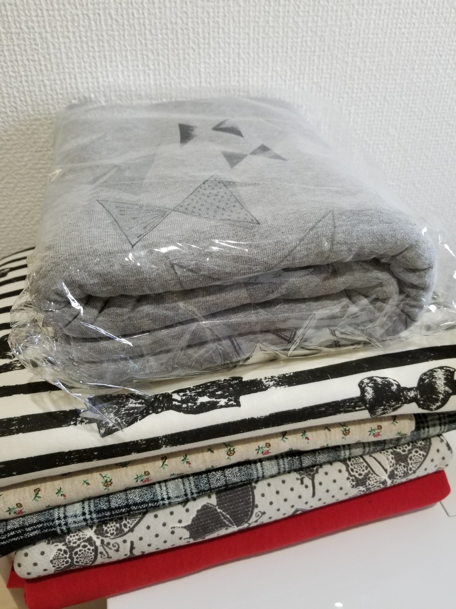 ニット生地☆puriri slowboat mocamocha 猫の隠れ家 セット 女の子 福箱 まとめ_1