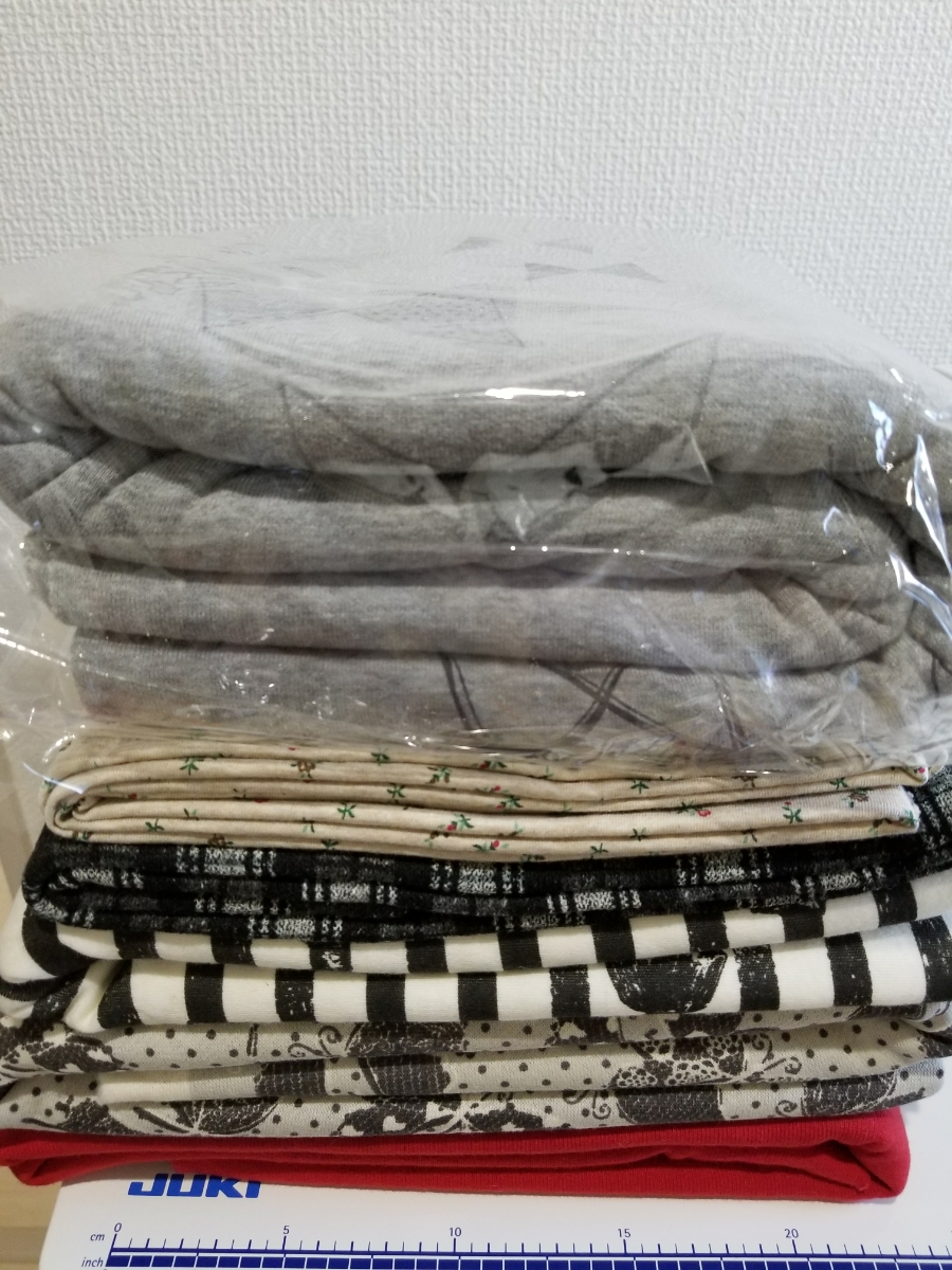 ニット生地☆puriri slowboat mocamocha 猫の隠れ家 セット 女の子 福箱 まとめ_4