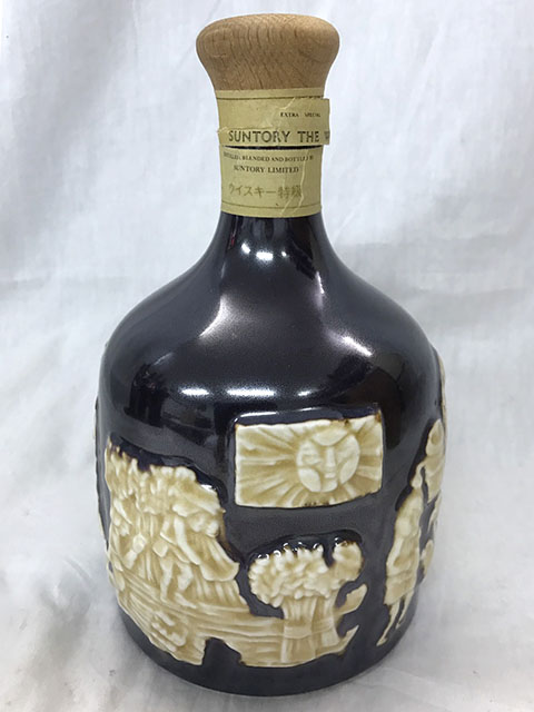 サントリー山崎12年向獅子ラベル特級表記ピュアモルトウイスキー 【訳