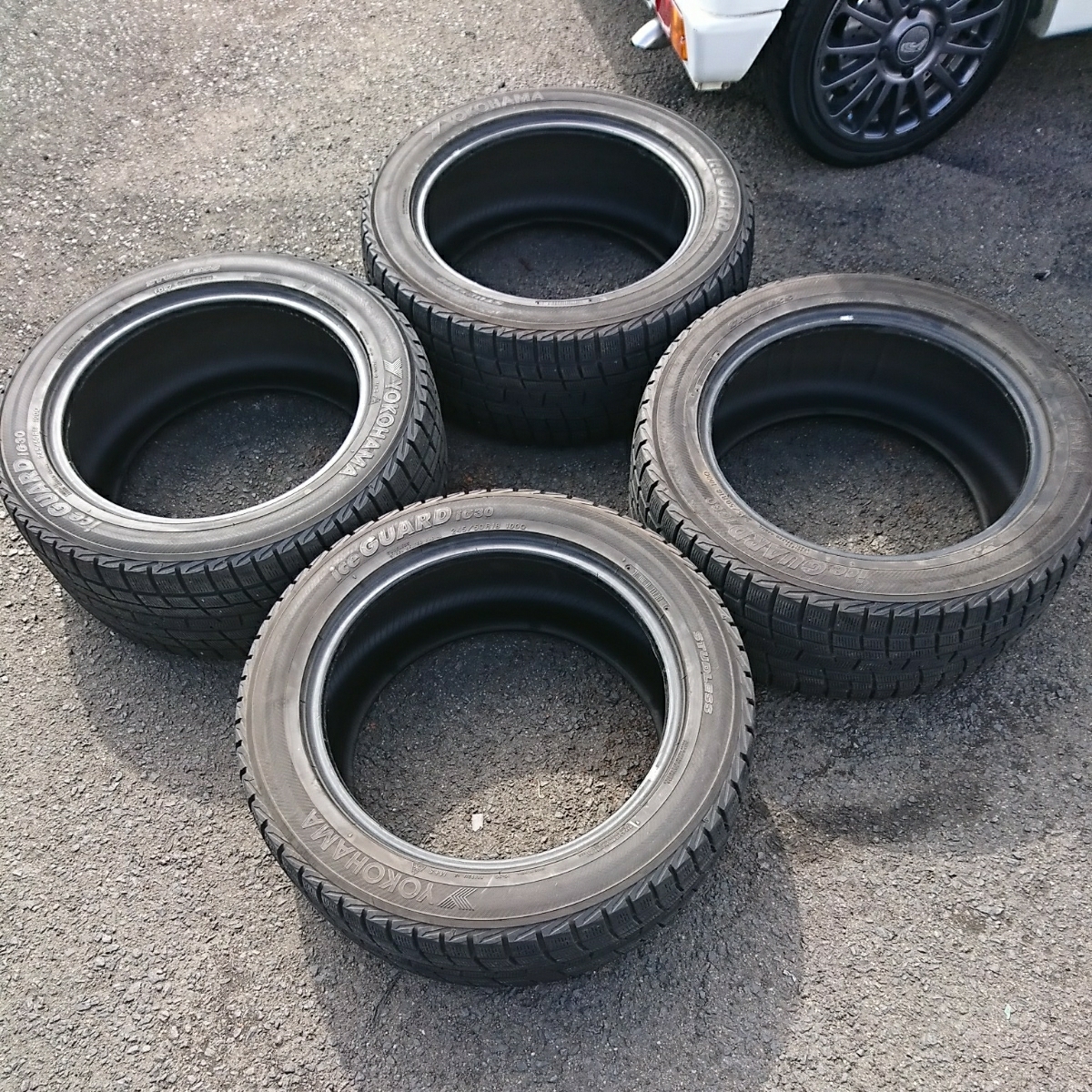 YOKOHAMA ice GUARD IG30 245/50R18 4本 中古 スタッドレス