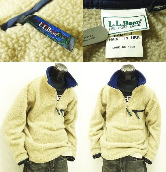 ☆USA製エルエルビーンL.L.Beanボアフリースジャケット☆ ,☆USA製 