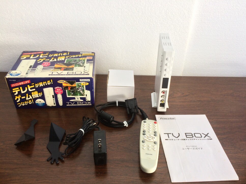 送料無料 プリンストン Princeton PTV-TVBOX TVチューナー付スキャン 