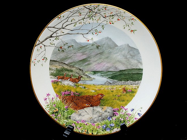Royal Worcester Franklin Porcelain 絵皿 【公式通販】