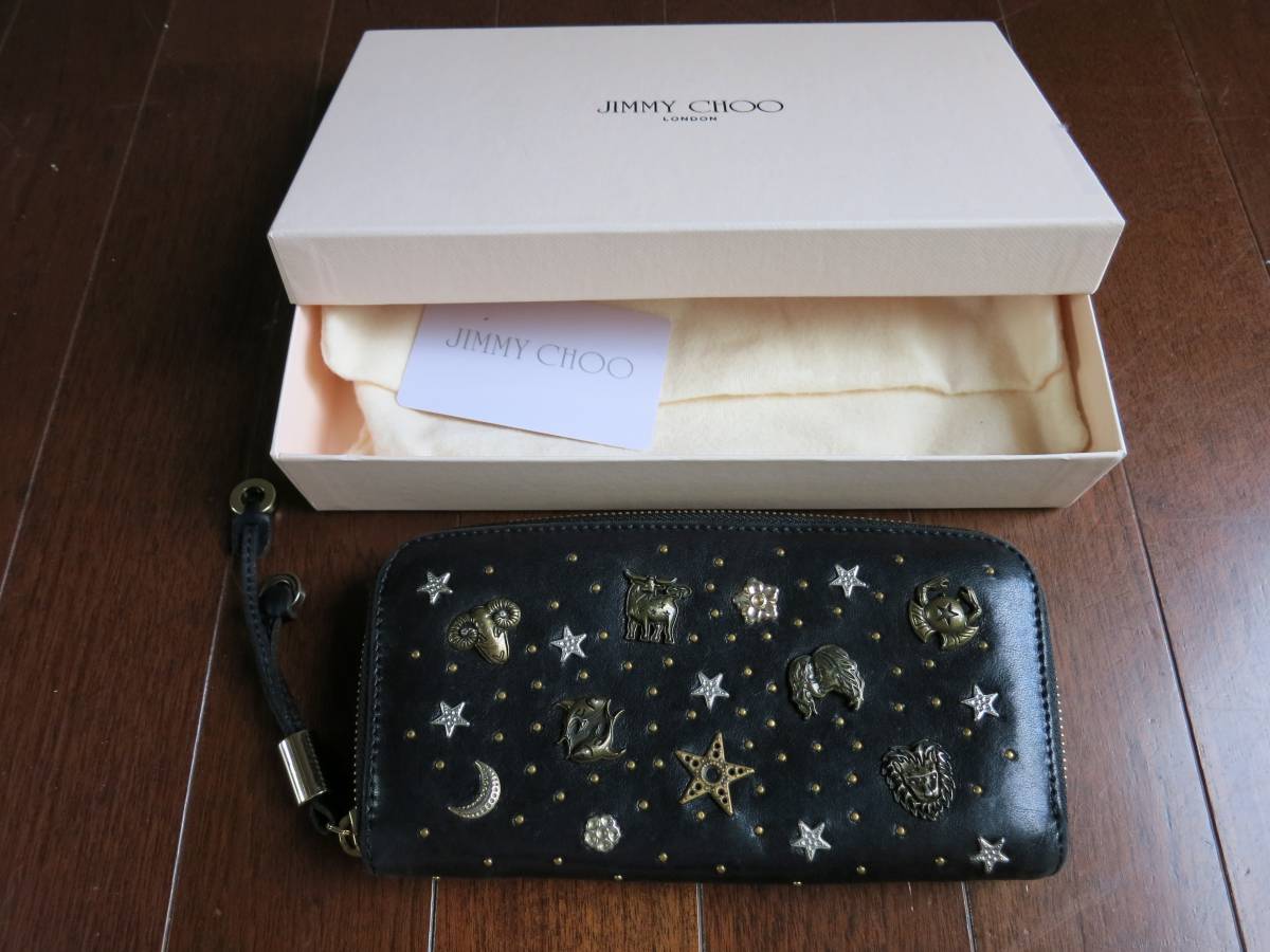 CHOO JIMMY ジミーチュウ 長財布 スタッズ ⁄ (ジミーチュウ) 中古 