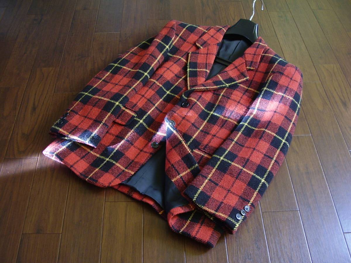 R8□ 美品 Paul Smith/ ポール・スミス ハリスツイード ジャケット S 