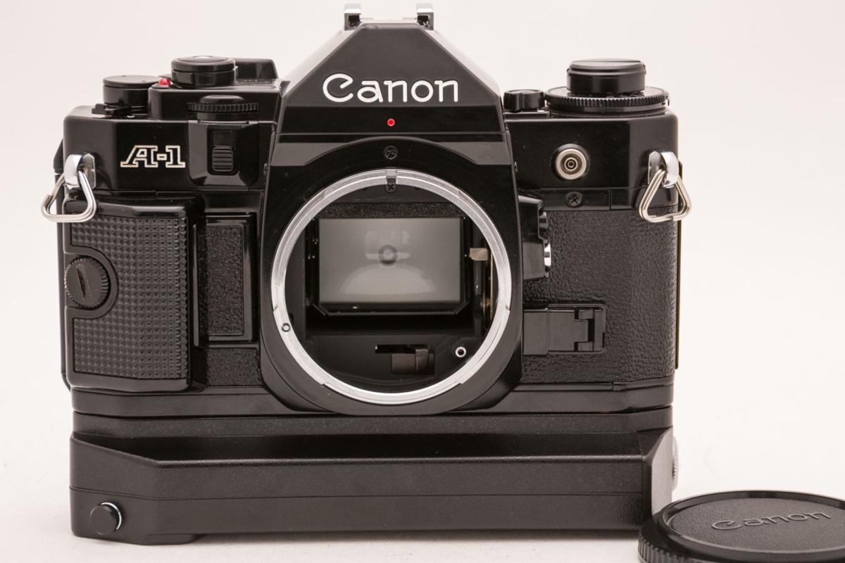 Canon キャノン A-1， パワーワインダーA2付き 現状品 マニュアル