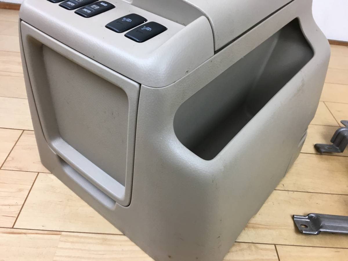 割れ無 純正 ANH10W 10アルファード 前期 センターコンソール ウッド スイッチ付 MNH10W K3166