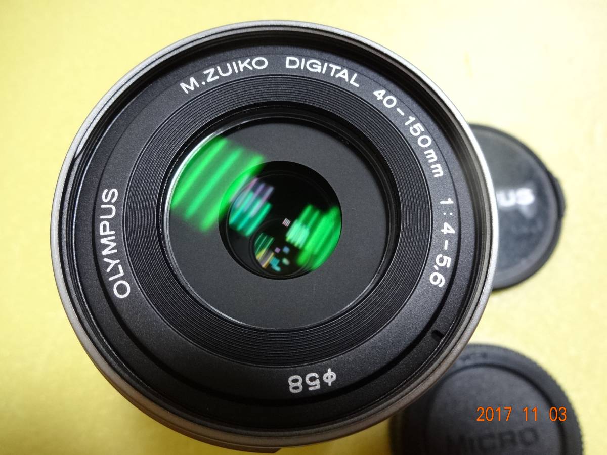 新品 ED 40-150ｍｍ F4.0-5.6 R ブラック オリンパス ズイコー40-150mm（銀)レンズ 中古品 DIGITAL ED 40-150mm
