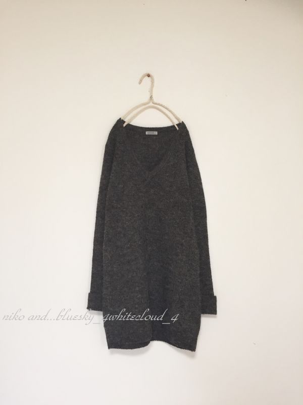 【niko and...】 ニコアンド... / アルパカ混 ♪ ふわふわ可愛いゆったりワンピ ♪