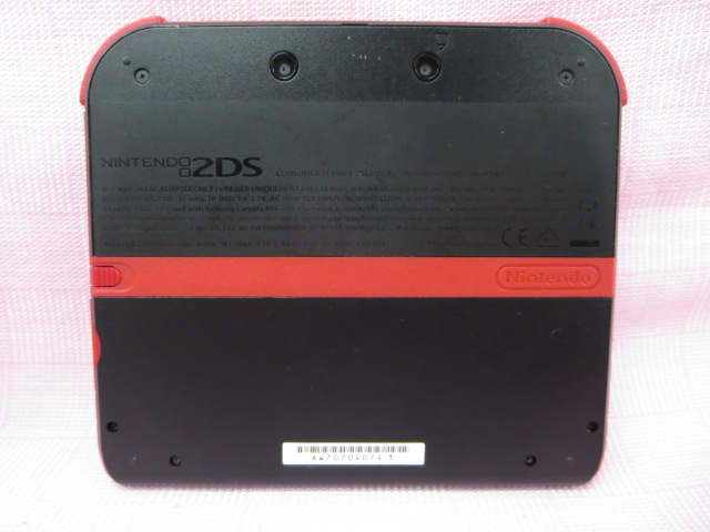 ◇H◇海外仕様 Nintendo/ニンテンドー 2DS レッド×ブラック◇