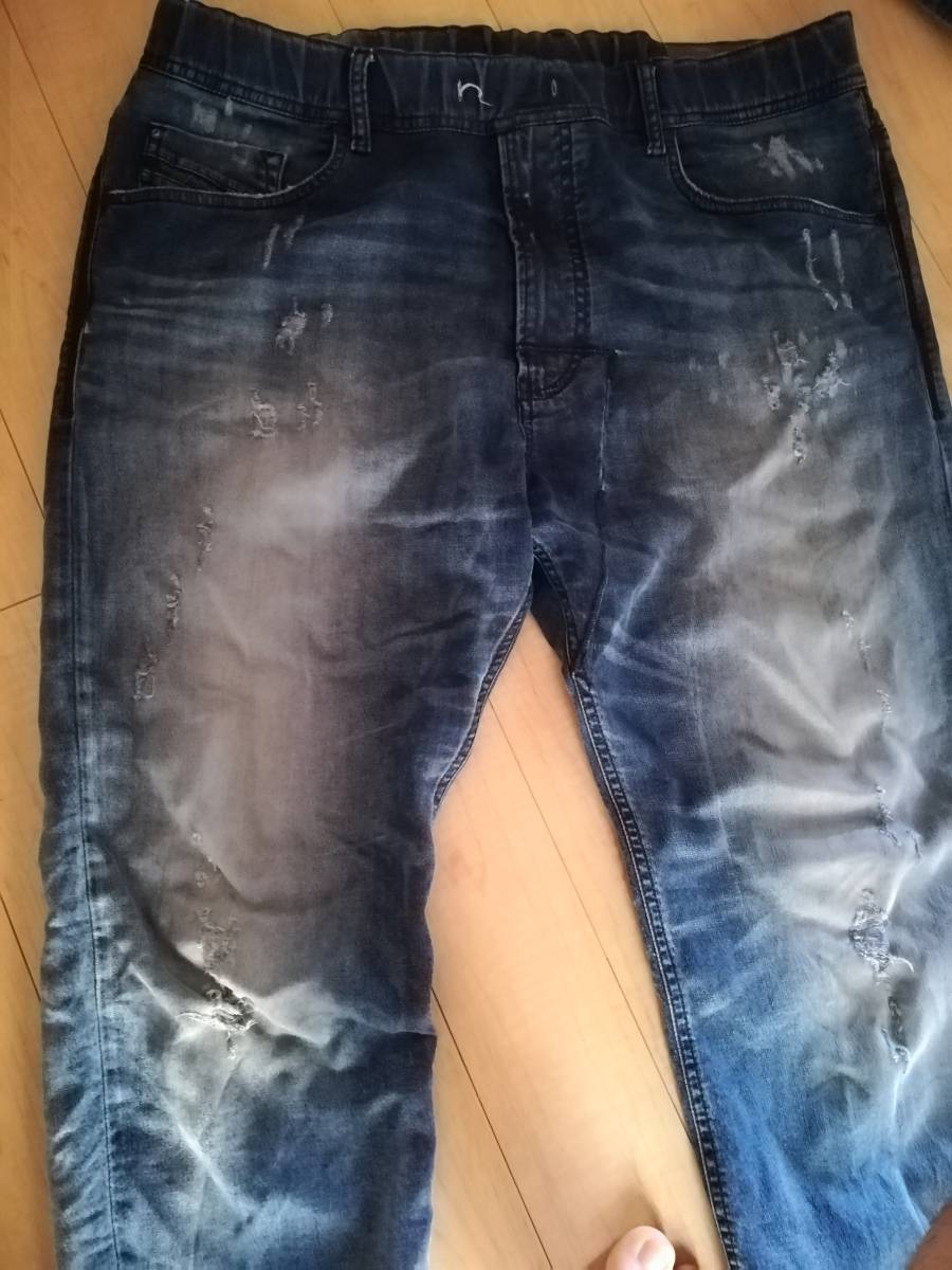 ディーゼル ジョグジーンズ デニム 34 イタリア製 NARROT 美品