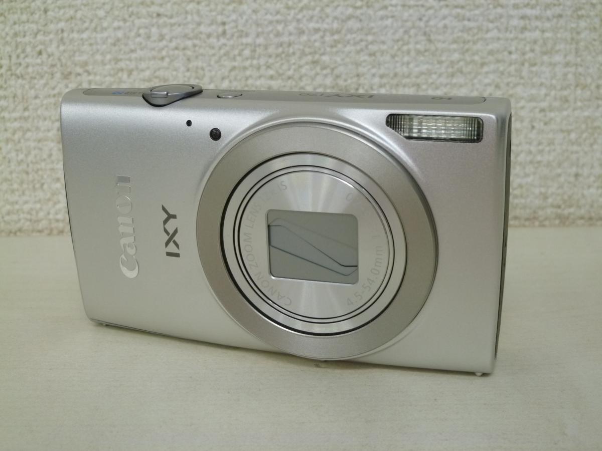 カメラ Canon デジタルカメラ シルバー 光学12倍ズーム IXY170 動作良好