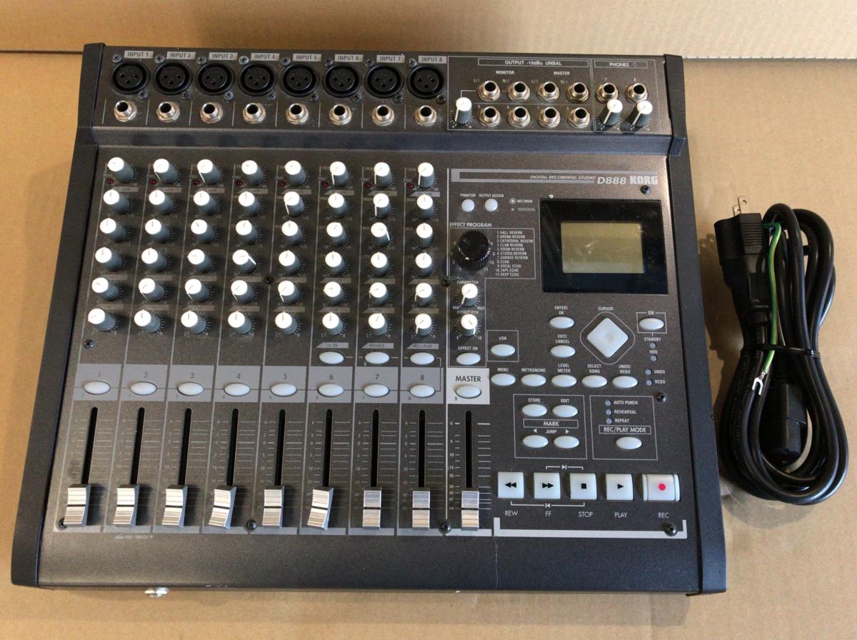 D888 Korg Recorder | KORG Audio Digital - 8-Track Mixer Track 