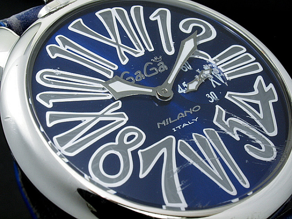 ☆清水屋1円Start☆ガガミラノ スリム 46mm 5084.03 クオーツ