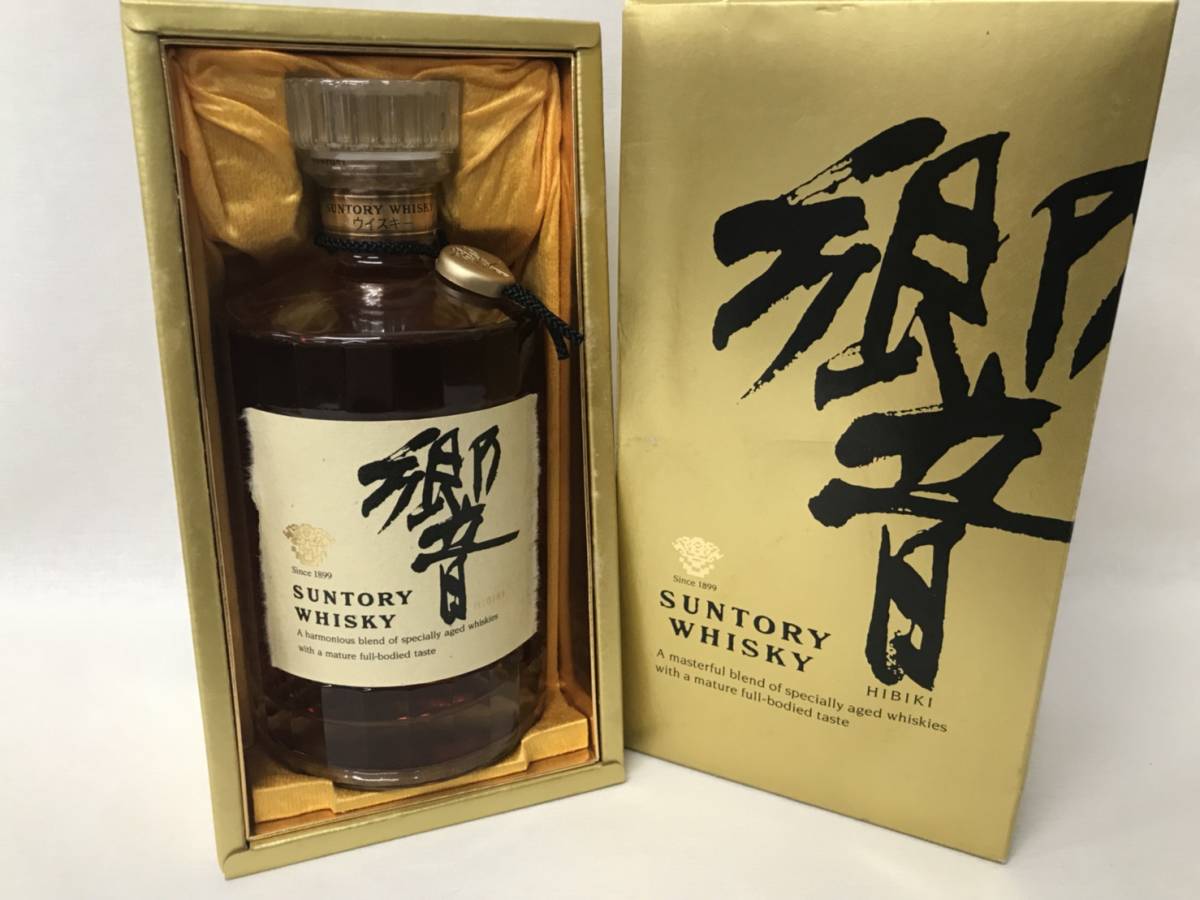JA7)未開栓 SUNTORY 響 700ml 43% 箱付き ウイスキー 食品、飲料 飲料