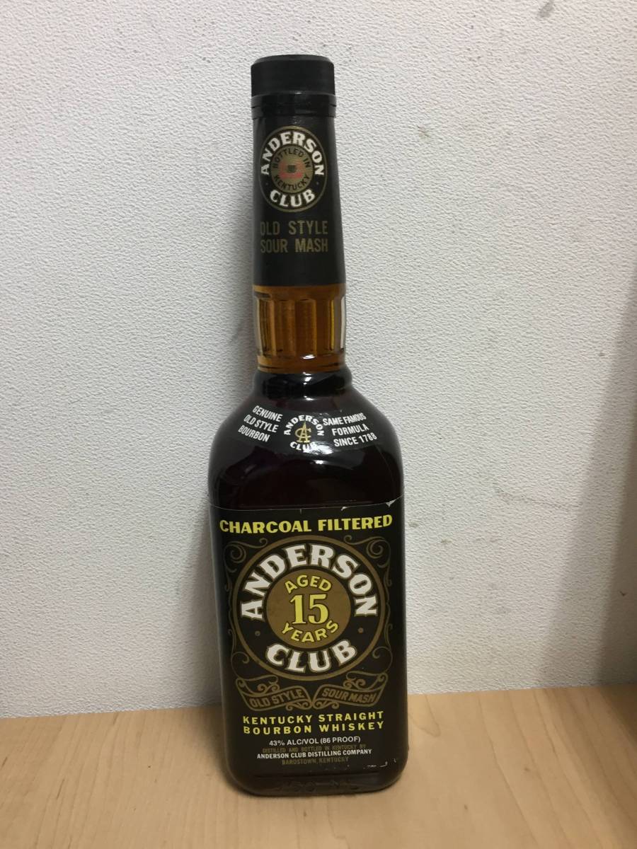 15年 CLUB 750ml アンダーソンクラブ ANDERSON 未開栓 アンダーソン