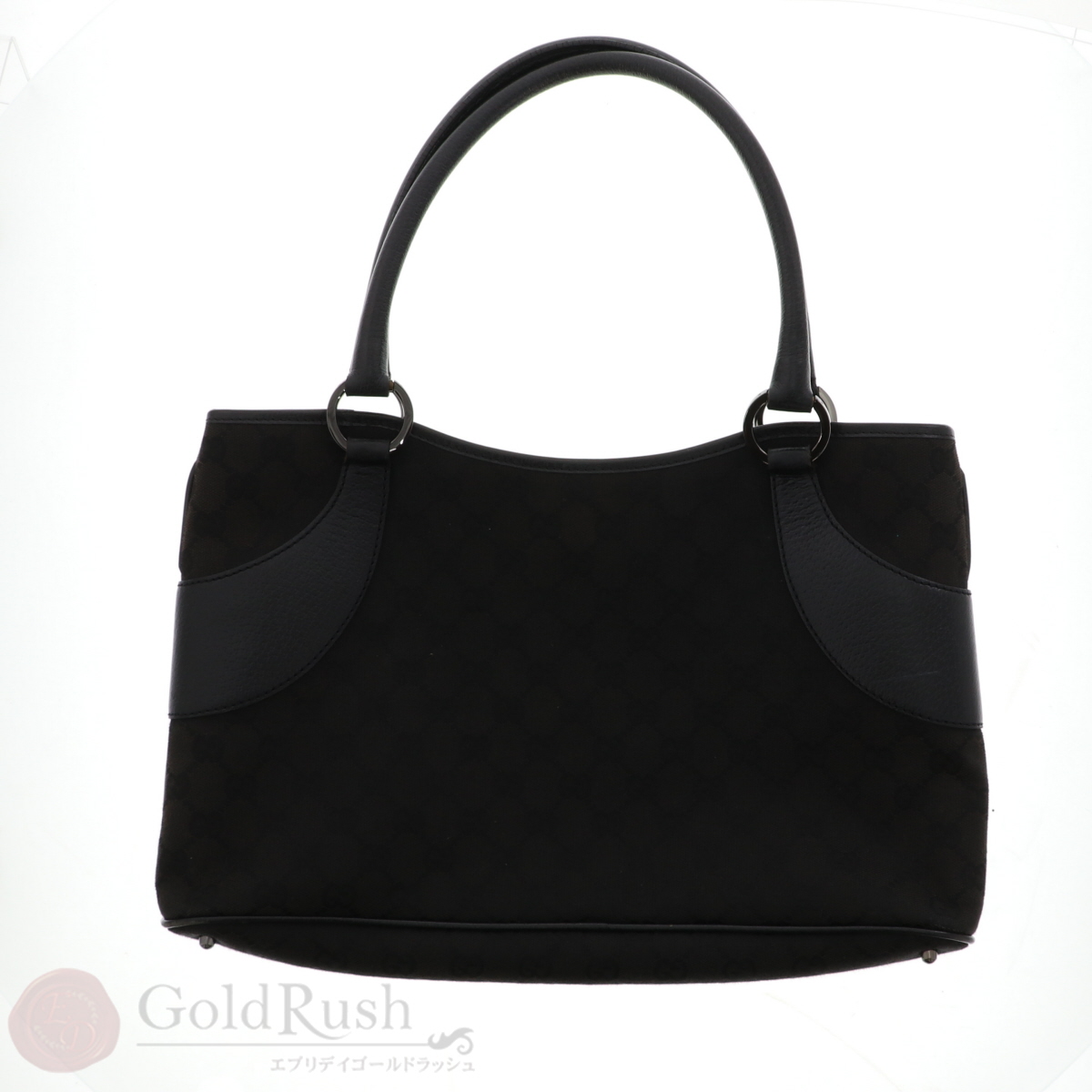 グッチ GUCCI GGキャンバス ハンドバッグ ショルダーバッグ 黒 ブラック 113015 レディース 【xx】
