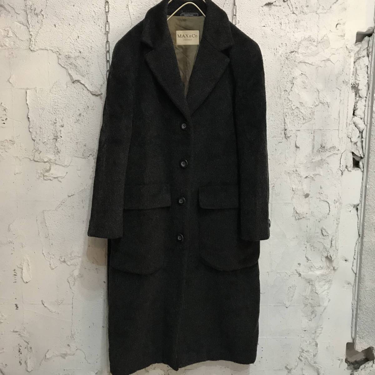 MAX&CO マックスマーラ モヘア混 チェスターコート サイズ38