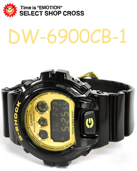 [1円～]クリスマス早割限定スペシャルカラー★秋冬人気色 ブラックゴールド 黒金 人気配色クレイジーカラーズ DW-6900CB-1