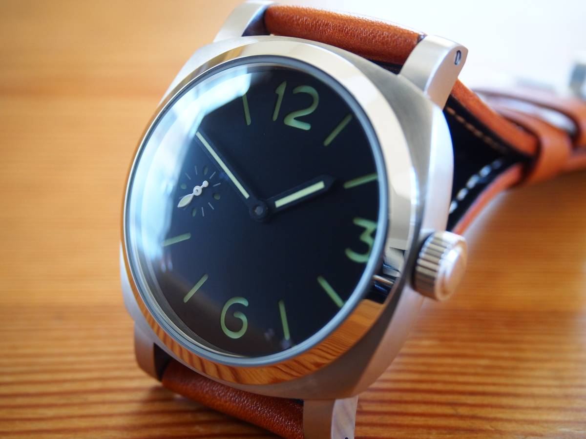 【新品】マリーナミリターレ　Marina Militare 44mm 手巻き　オマージュ ノーロゴ、ノーガード 欧米で大人気のHOMAGE WATCH