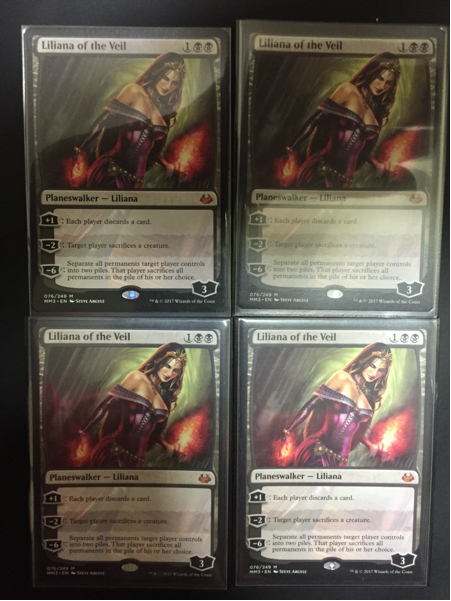 MTG Liliana of the Veil/ヴェールのリリアナ 4枚セット MTG ヴェールのリリアナ 4枚セット MTG 【公式通販】