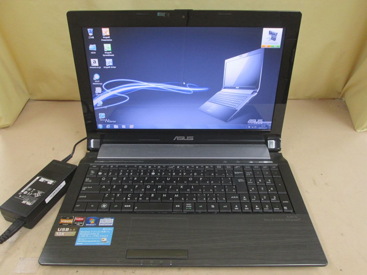 ASUS - ASUS n53t ゲーミングノート a8 3500m radeon ASUS N53T N53TK-SX0AB AMD A8-3520M 1.60GHz 8GB 15.6型 DVDマルチ