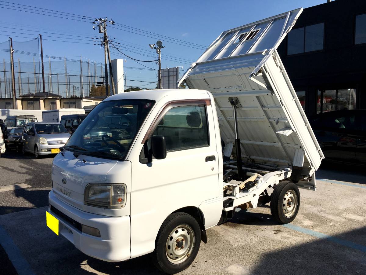■４WD　ダンプ　ハイゼットT　58400㎞　ワンオーナー　車検取り立て■記録簿多数　キャリー　サンバー　ミニキャブ