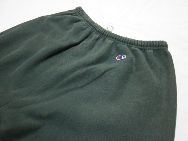 限定セール，定番人気 CHMPION チャンピオン ９０&rsquo;S リバースウィーブ REVERSE WEAVE MADE IN USA スウェットパンツ Lサイズ グリーン 送料５００円(パンツ、スラックス)｜売買されたオークション情報、yahooの商品情報 男性用