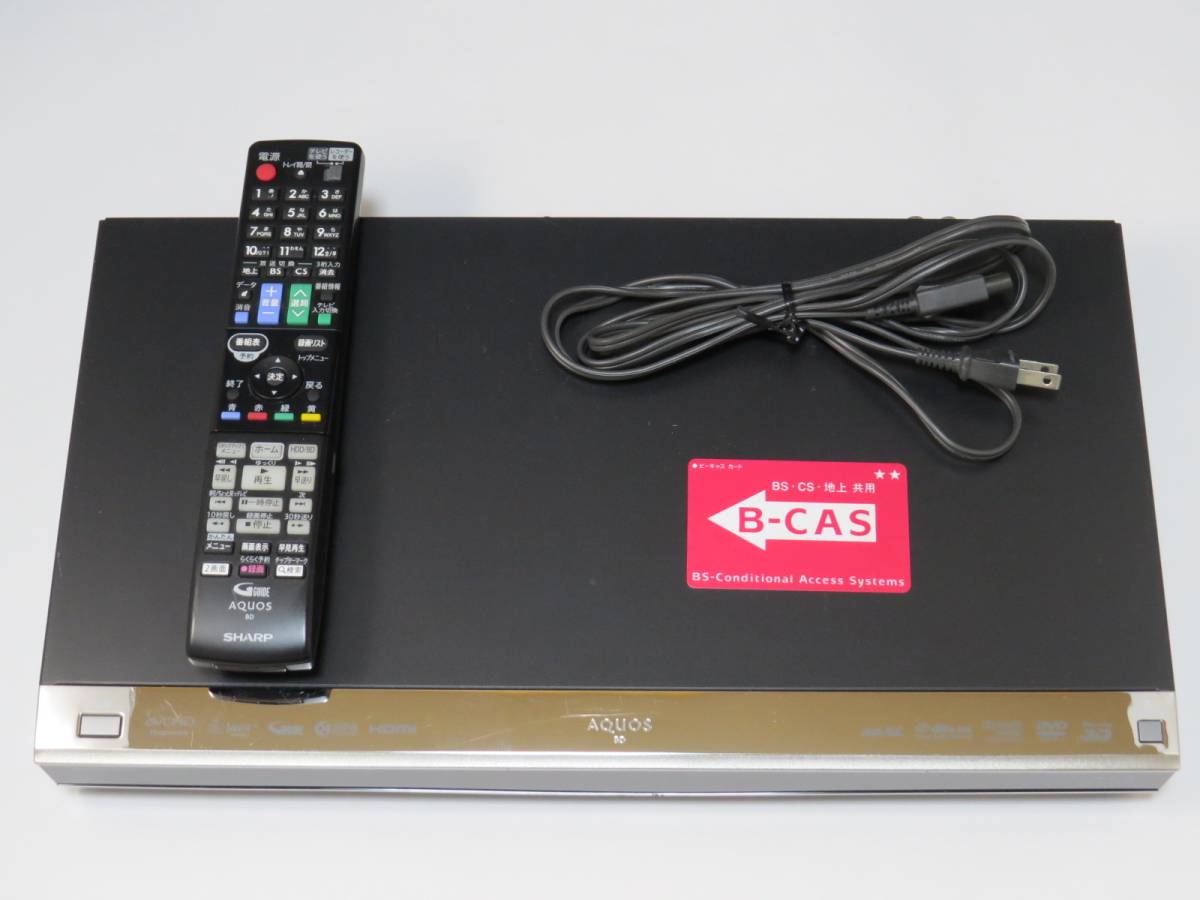 SHARPシャープAQUOSブルーレイレコーダーBDーW560 シャープ アクオス