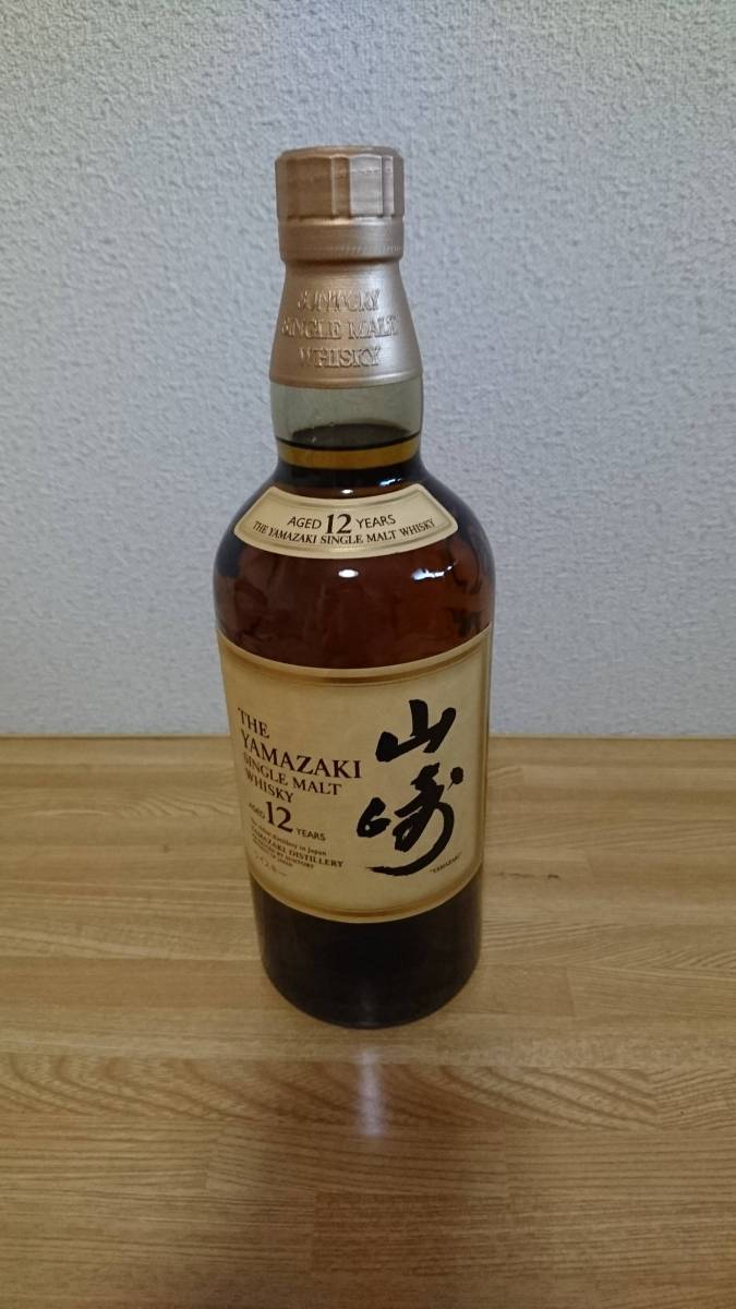 (未開封)サントリー　山崎 SINGLEMALT　12年 箱なし